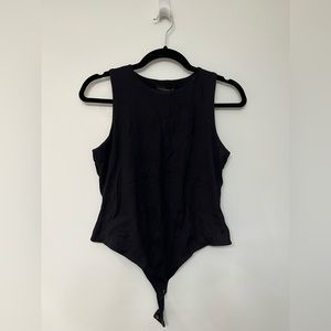 Black House of Harlow Ribbed Bodysuit
